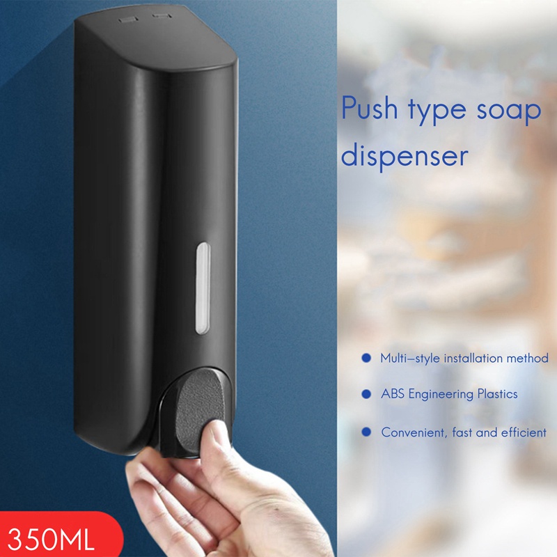 Bình Đựng Xà Phòng Gắn Tường 350Ml Tiện Dụng Giá Đỡ