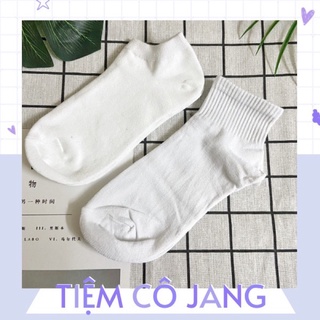 Tất cổ ngắn unisex trơn, tất cao cổ trơn, style hàn quốc