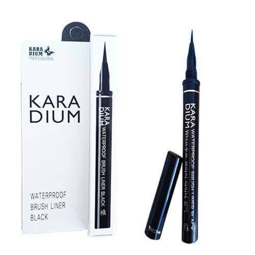 Bút dạ kẻ mắt Karadium Waterproof Brush Liner Black
