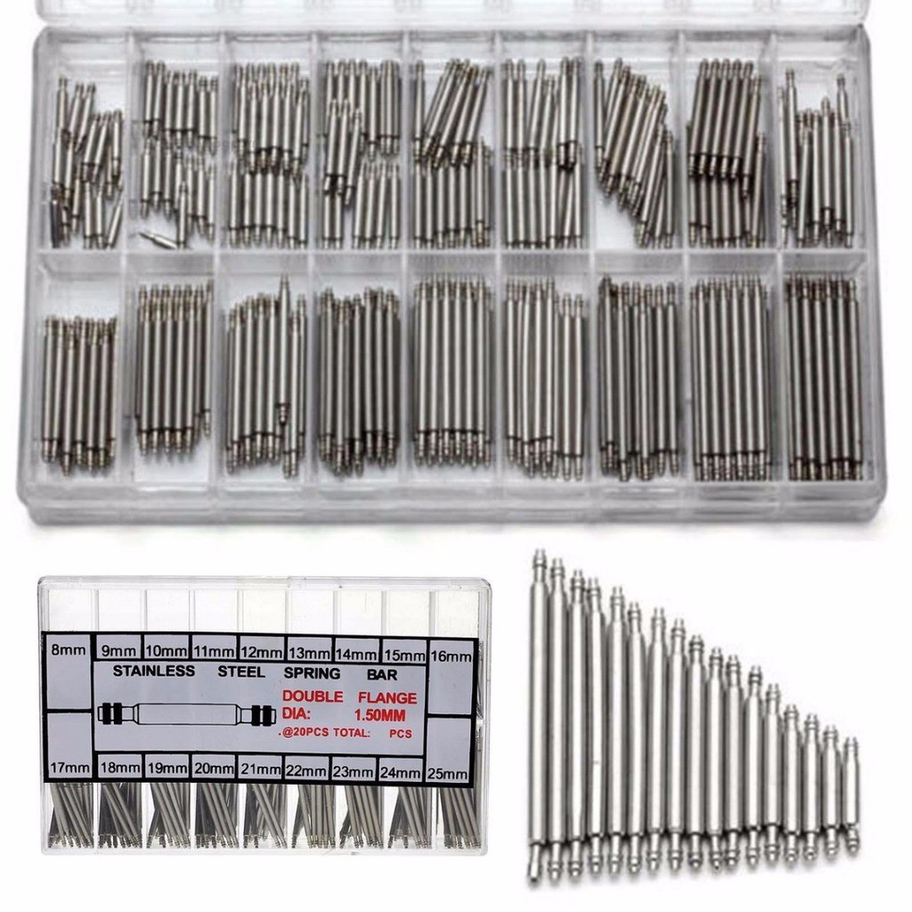 Set 360 Chốt Lò Xo Bằng Thép Không Gỉ Chuyên Dụng Sửa Chữa Đồng Hồ