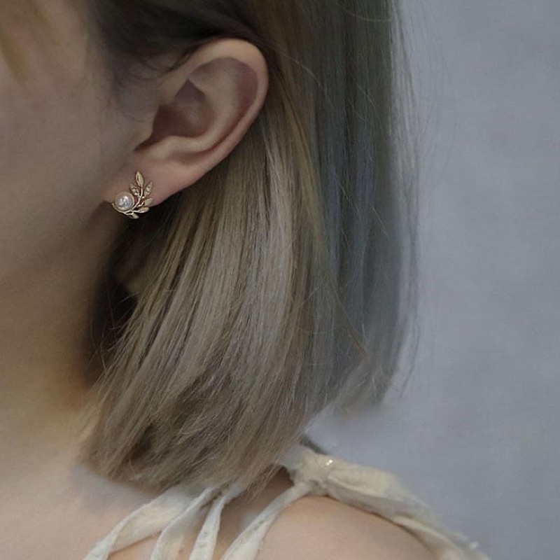 Khuyên tai tròn gắn ngọc nguyệt quế/ Bông tai/  Bạc cao cấp _ 𝐂𝐚𝐦 𝐤𝐞̂́𝐭 𝐜𝐡𝐮𝐚̂̉𝐧 𝐁𝐚̣𝐜 _ 𝐓𝐔𝐍𝐀𝐒𝐇𝐎𝐏 𝐓𝐫𝐚𝐧𝐠 𝐬𝐮̛́𝐜 𝐁𝐚̣𝐜