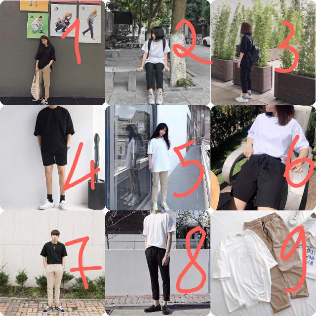 Bộ Set 1 áo basic và 1 quần