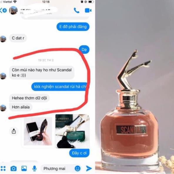 [HÀNG HOT] Nước hoa nữ Scandall _ Hương Thơm Trẻ Trung_Ngọt Ngào_Dễ Thương_Năng Động_Sexy. | Thế Giới Skin Care