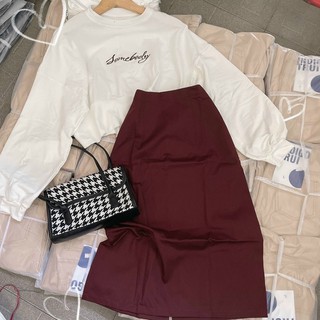 Set cv dài áo croptop