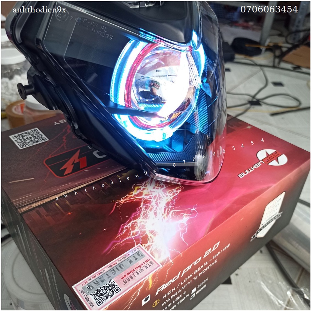 Hot Choá Winner V1, GTR150 Gắn Sẵn Bi Led Red Pro 2.0, Kenzo S500, S700pro