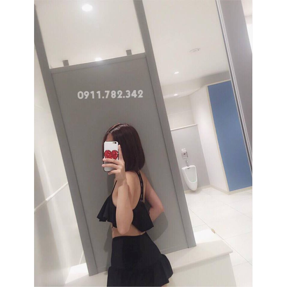 ĐỒ BƠI NỮ Bikini 2 mảnh áo đan ô vuông lưng ( Có 3 màu) mới nhất | BigBuy360 - bigbuy360.vn