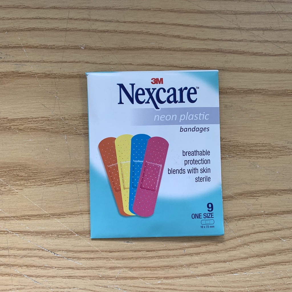 Băng keo y tế cá nhân màu Neon 3M-Nexcare