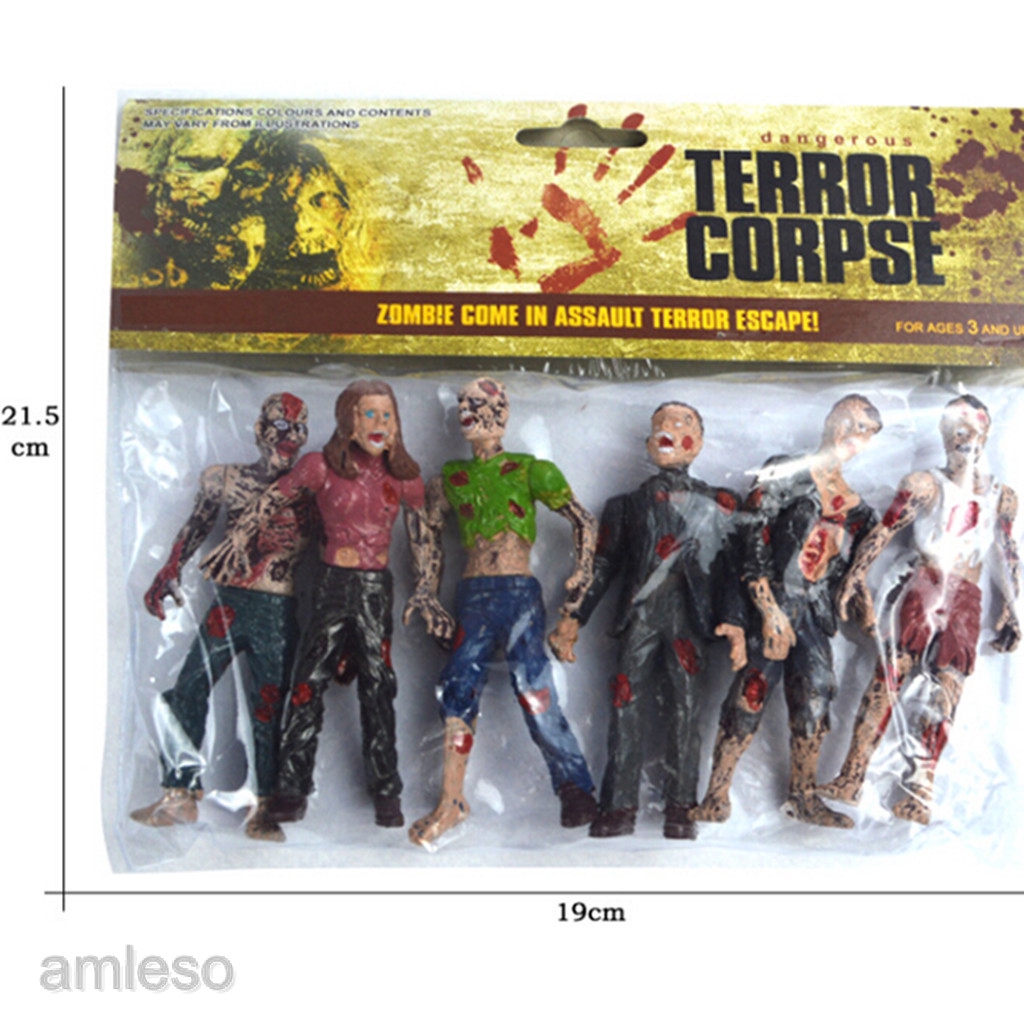 Set 6 Mô Hình Nhân Vật Trong Phim The Walking Dead