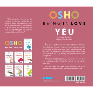 Sách - OSHO - Being In Love: Yêu