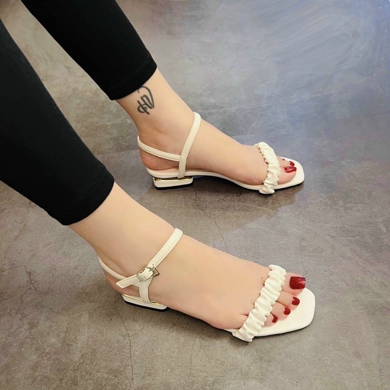 Dép sandal nữ quai dúm đế 2cm mẫu mới hottrend của năm mã G48