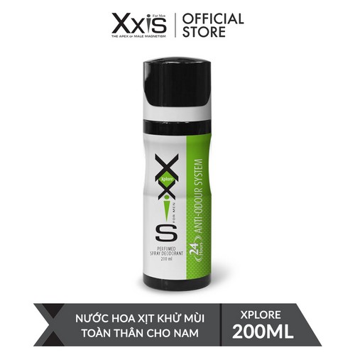 Nước Hoa Nam Xịt Khử Mùi Toàn Thân XPLORE XXIS 200ml