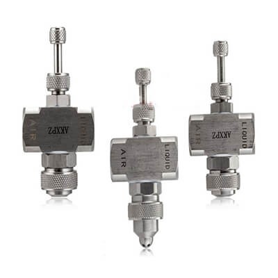 Béc Phun Nguyên Tử Hỗn Hợp Nước Và Khí Bằng Inox 304