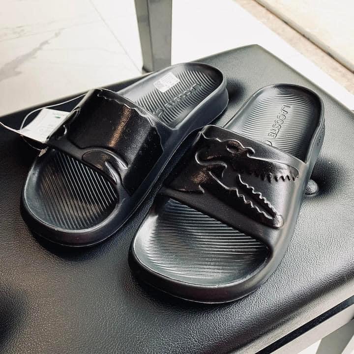 Dép đúc nam cá sấu há miệng, Dép quai ngang nam nữ Lacos.tee mang êm chân thời trang cao cấp G-Man