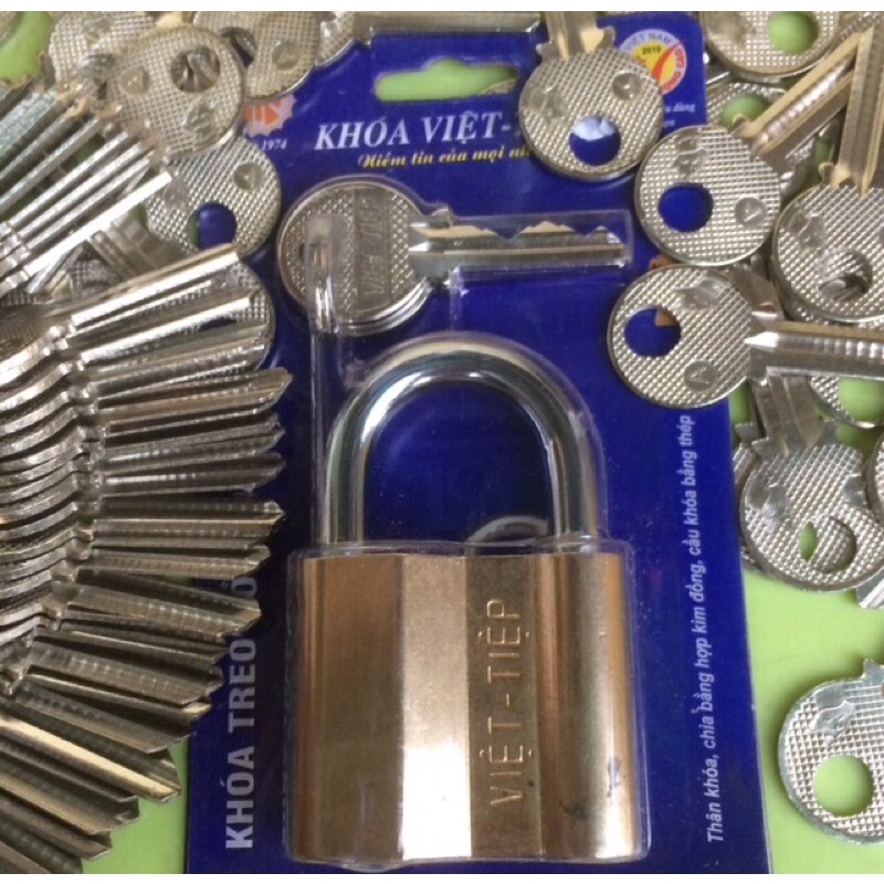 ổ khoá việt tiệp ( có sao chép thêm chìa 4k - 5k 1 cái ) ổ khoá loại khoá chìa 1466/52M