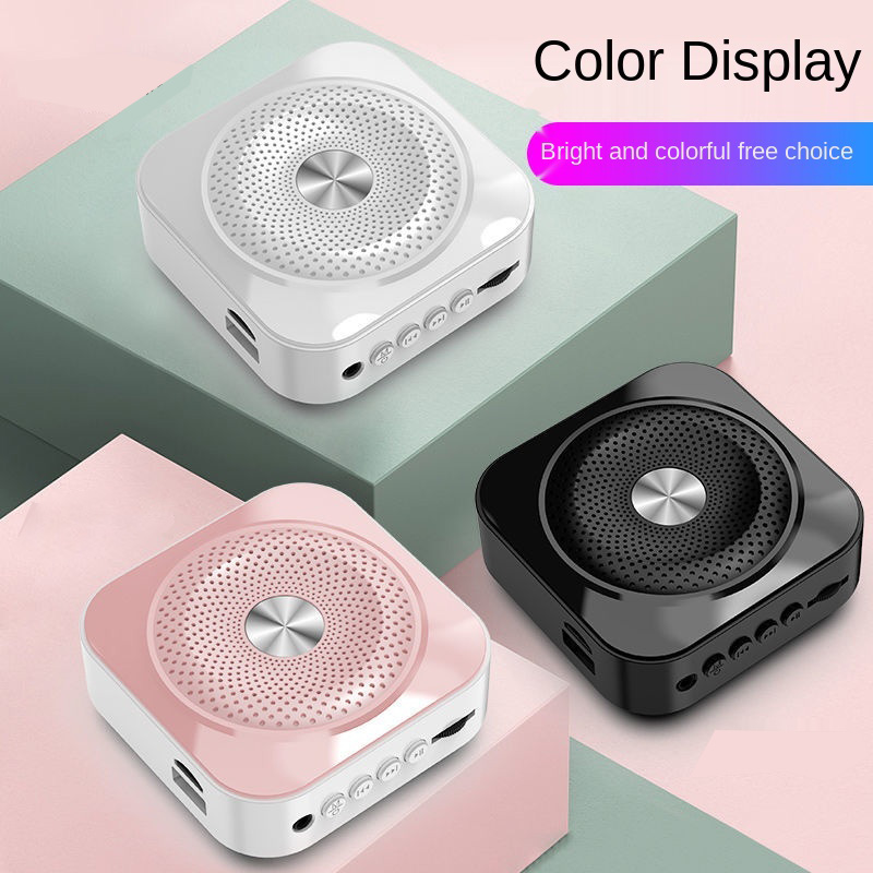 Bộ Loa Basspal K200 Thiết Kế Nhỏ Gọn Khuếch Đại Âm Thanh Giọng Nói Bluetooth Mini Kèm Theo Micro Có Dây