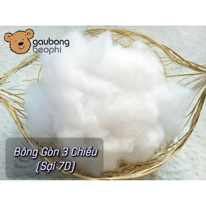 Bông gòn nhân tạo 3 chiều se bi shop gấu bông béo phì