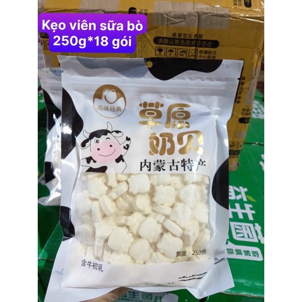 Kẹo Sữa Bò Non Viên Nén Gói 250gr (90-100 viên)