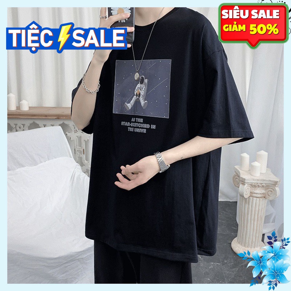 Áo phông form rộng unisex tay lỡ oversize