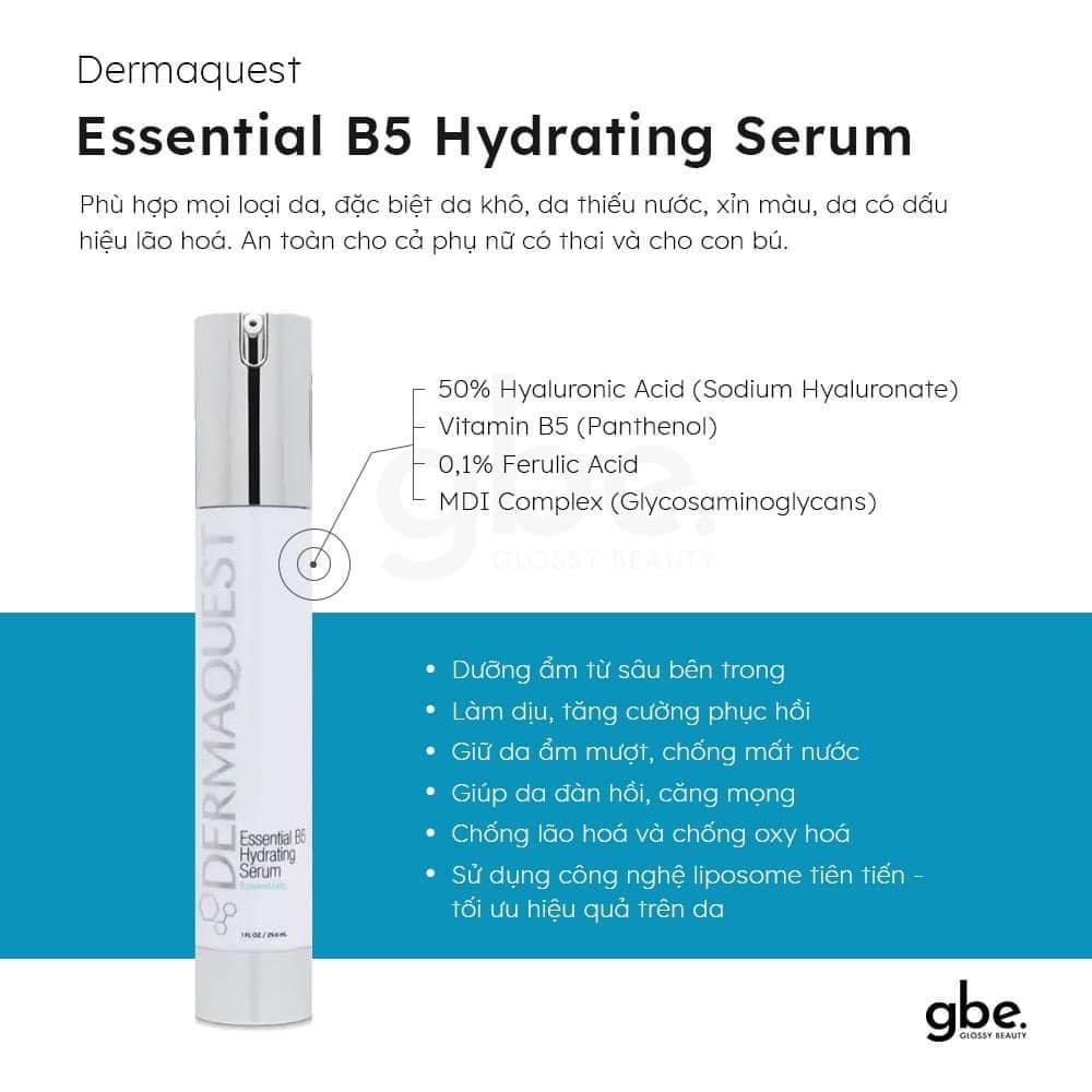 Serum phục hồi kháng khuẩn Demaquest Essential B5 Hydrating Serum