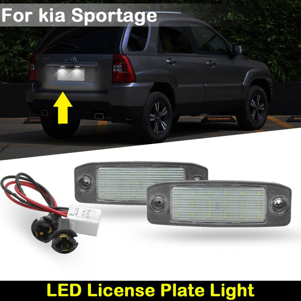 Đèn LED Ánh Sáng Trắng Gắn Biển Số Xe Hơi kia Sportage 2011-2015 2011-2015