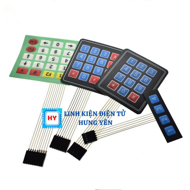 Bàn Phím Ma Trận Mềm 4x4 Linh kiện điện tử Hưng Yên
