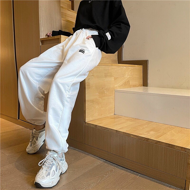 Quần jogger có dây rút chân siêu hot in hình cute 219