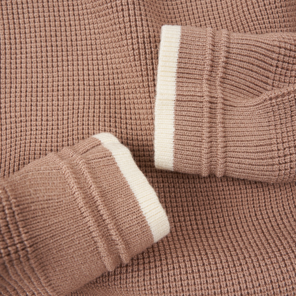 Áo Len Dài Tay Nam Viền ATINO Vải Len Hàn Quốc Cao Cấp Ấm Áp Form Regular Fit AL4.5018