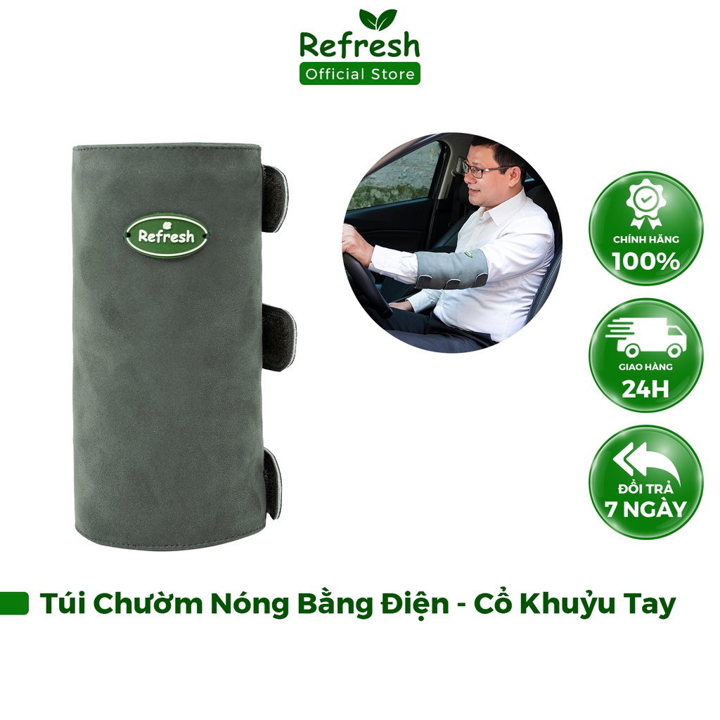 Túi Chườm Nóng Thảo Dược Dùng Điện REFRESH Giảm Đau Cổ Chân, Đau Cổ tay, Đau Khuỷu Tay, Đau Bắp Chân, Đau Bắp Tay