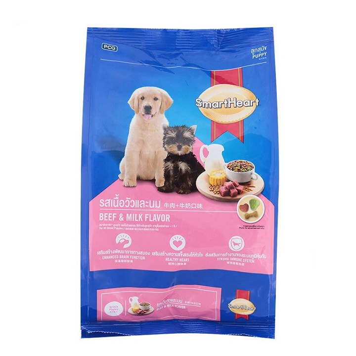 Thức ăn cho chó con Smartheart Puppy 3Kg