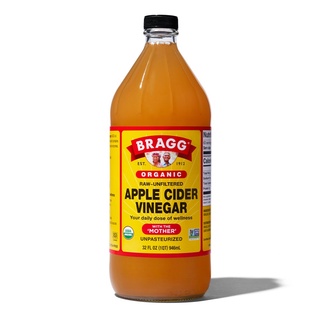 [ Chính hãng Mỹ ] Giấm táo hữu cơ chứa giấm cái hiệu Bragg Organic Apple Cider Vinegar - Chai thumbnail