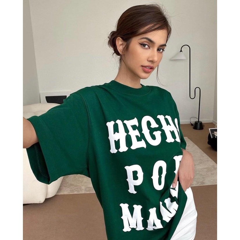 Áo thun HECHO POR MAMA unisex tay lỡ Local brand Ocean - Áo phông Ullzang tay lỡ nam nữ 2 Màu 100% Cotton - OCEAN.CLO