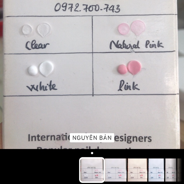 Bột đắp móng mỹ 3in1 đắp nhúng làm hoa hủ 50g