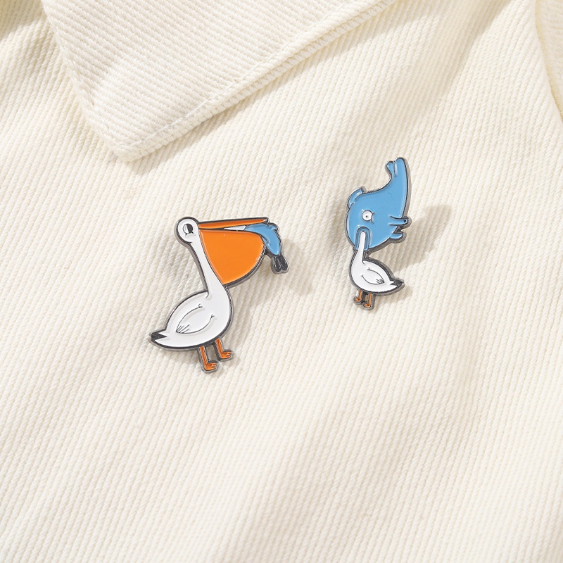 Ghim cài áo hình cá dễ thương cho nữ