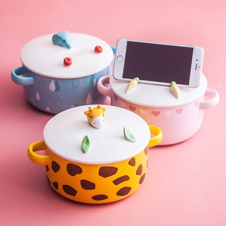 Nồi sứ, tô ăn mỳ thỏ voi hươu