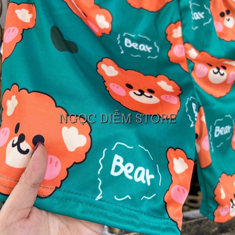 QUẦN SHORT LỬNG CARTOON HOẠT HÌNH quần đùi thun cotton hoạt hình NHIỀU MẪU HOT NHẤT