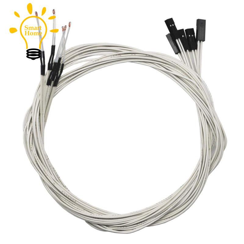 Bộ 5 Dây Điện Trở Ntc 3950 100k 1m