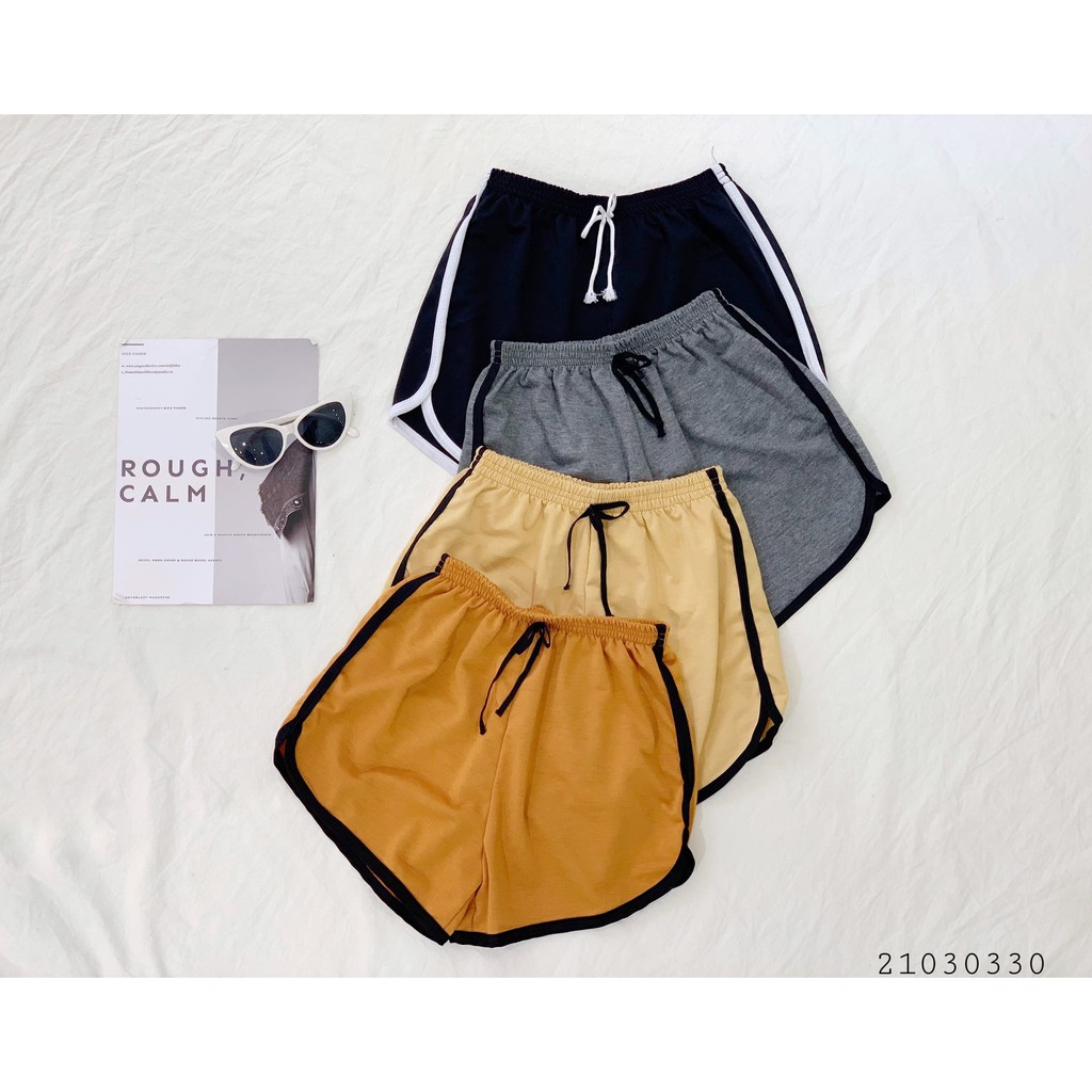 [Mã FASHIONMALLT4 giảm 15% đơn 150k] Quần short thun FM style ngắn viên màu 21030330