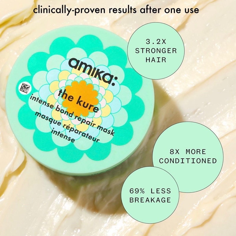 Mặt nạ ủ tóc Amika The Kure Intense Bond Repair Hair Mask