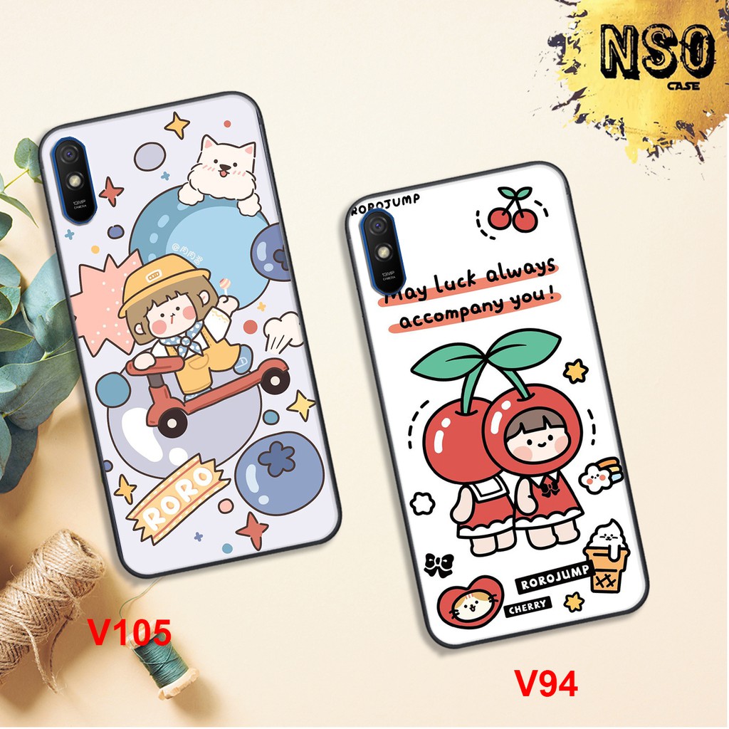 Ốp Lưng Xiaomi Redmi 9a In Hình Roro Jump Siêu Đáng Yêu