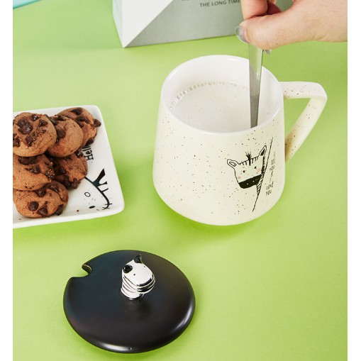 Ly Sứ, Cốc Cà Phê Hình Ngựa Vằn Cao Cấp 400ml | BigBuy360 - bigbuy360.vn