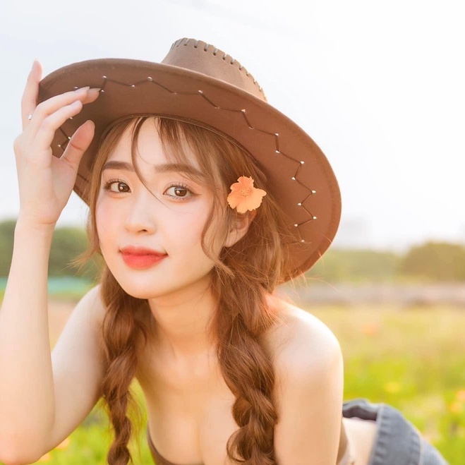 Mũ cao bồi da lộn cao cấp có dây hàng chuẩn đẹp chuyên buôn