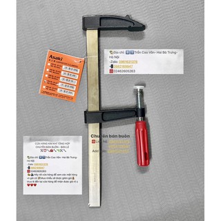cảo kẹp gỗ chữ F 12x300mm bản 12 dài 30cm asaki