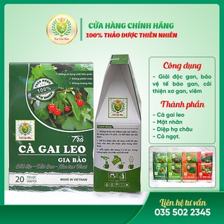 TRÀ CÀ GAI LEO TÚI LỌC GIA BẢO (100 GR) | Giải độc gan, mát gan, hạ men gan, tăng cường chức năng gan
