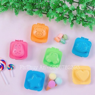 Set khuôn bento 6 chiếc cho bé