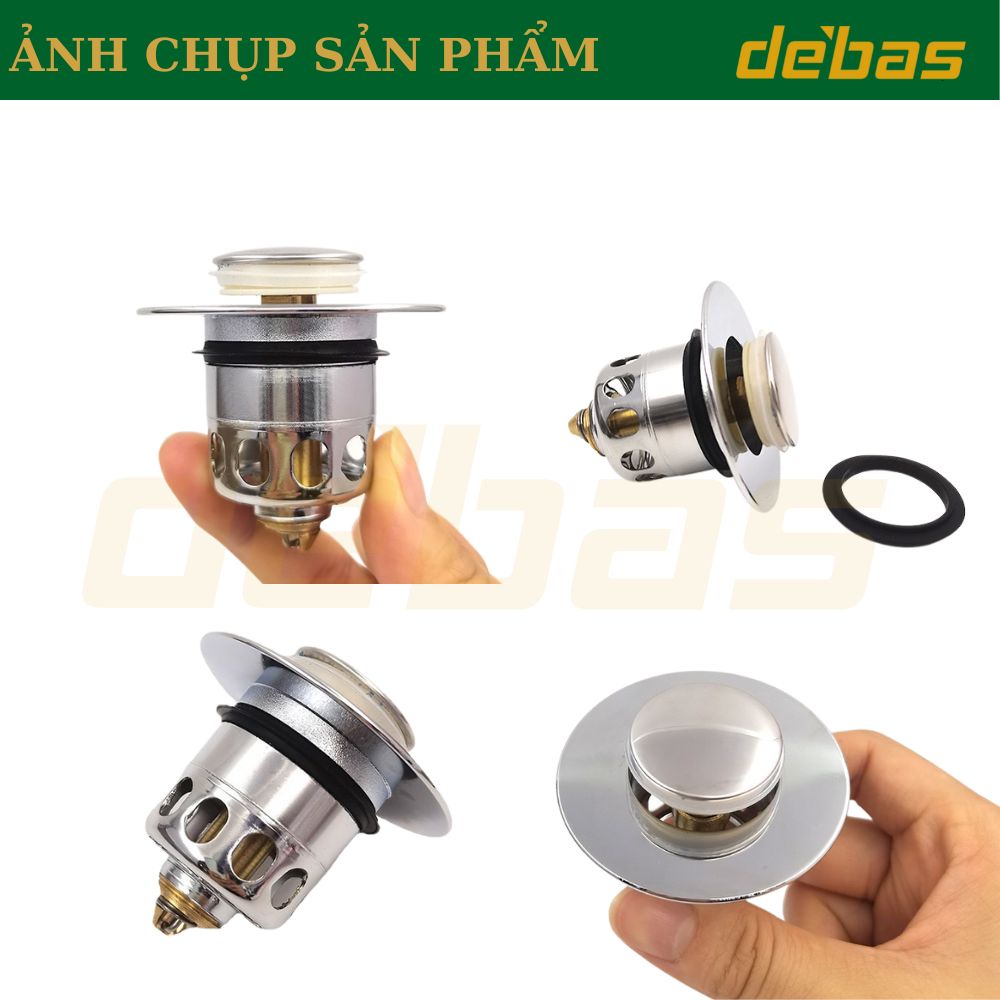 Nút chặn thoát nước nút nhấn xả nước bồn rửa mặt ngăn mùi lọc rác bồn rửa mặt thay thế Debas