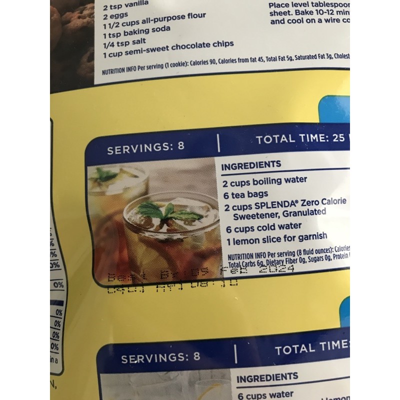 Đường ăn kiêng Splenda  dạng túi 357gr