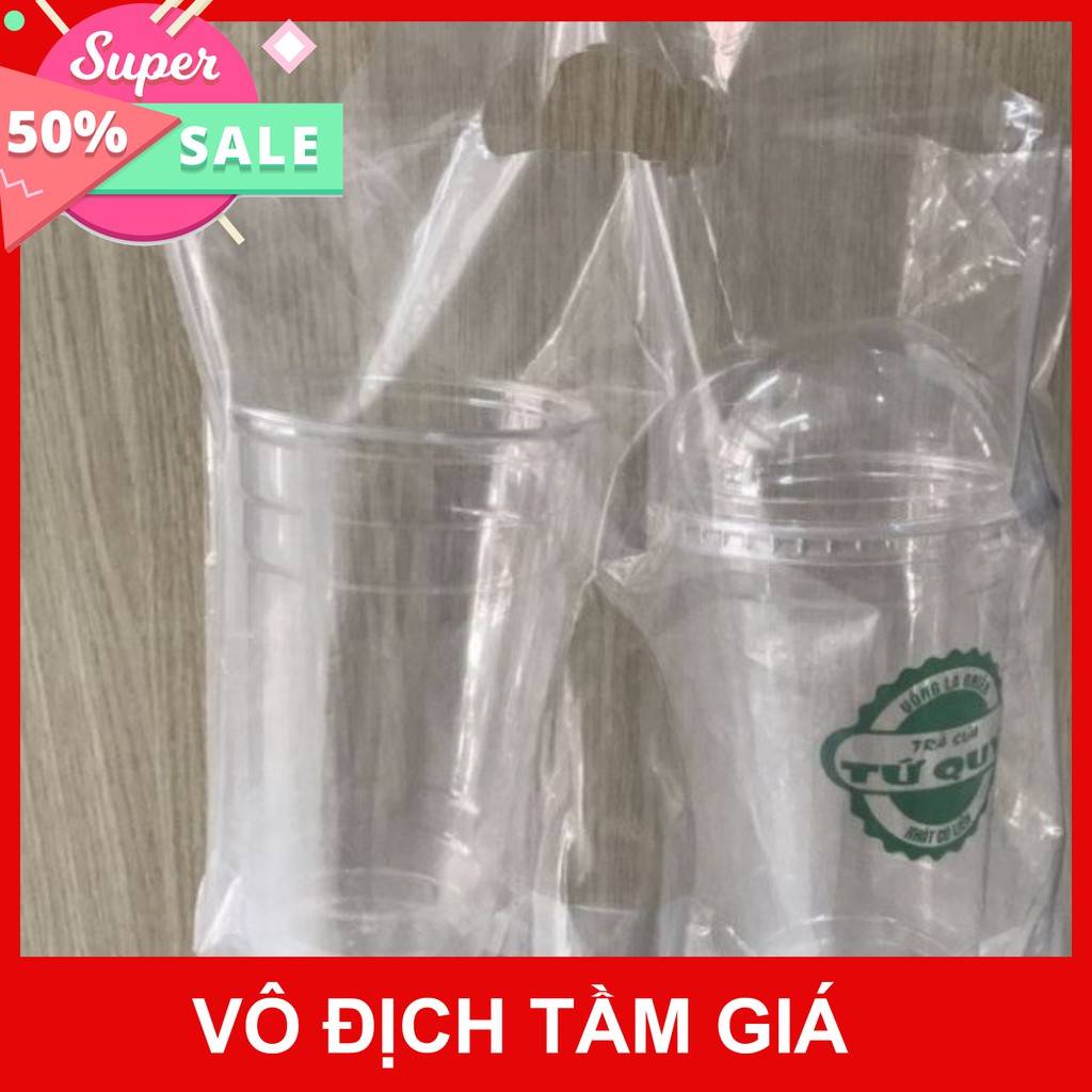 Túi 2 cốc đựng cốc trà sữa - trà chanh và túi T đựng 1 cốc