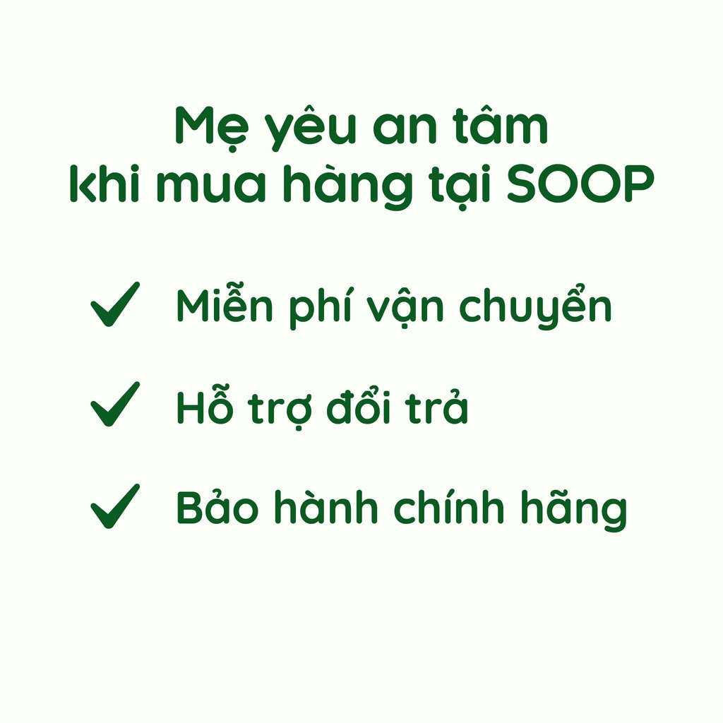 Nước xả vải quần áo trẻ em an toàn cho bé, phù hợp với da nhạy cảm SOOP Hàn Quốc 1000ml