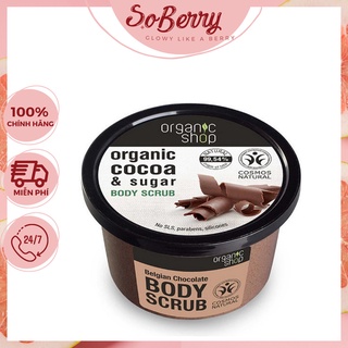 Tẩy da chết body cafe organic nga tdc02