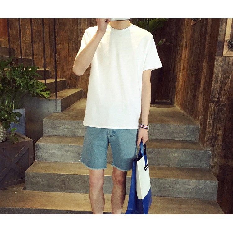 Áo Phông Nam Trơn Thiết Kế Đơn Giản Phong Cách Hàn Quốc Trẻ Trung - APT01 | BigBuy360 - bigbuy360.vn